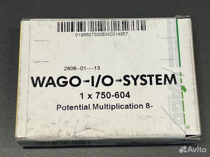 Wago 750-604 новый, 8 шт