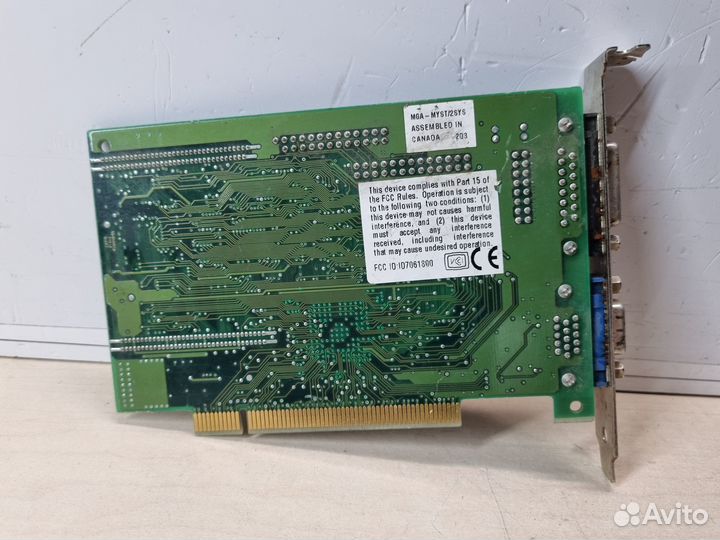 Видеокарта Matrox MGA-Myst/2SYS PCI 618-02