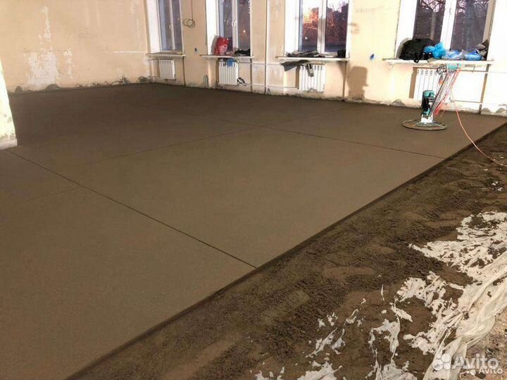 Полу сухая Стяжка Пола