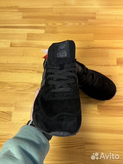 Кроссовки new balance 574 замша