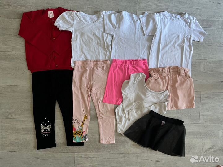 Одежда на девочку пакетом 2-4 года