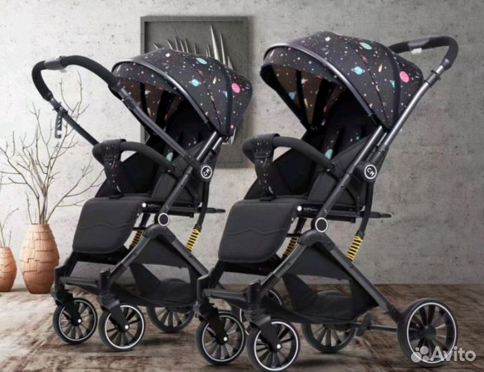 Коляска прогулочная перекидная ручка