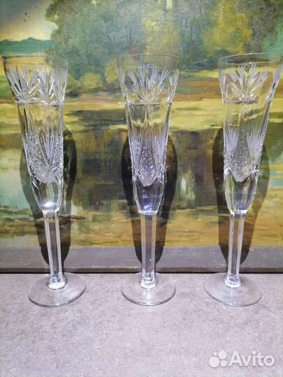 Советское прессованое стекло, хрусталь