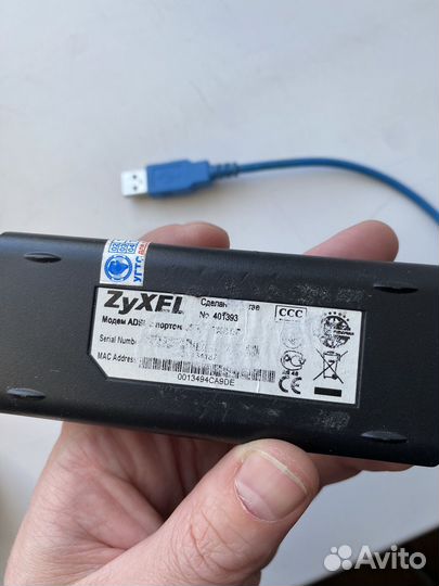 Adsl модем Zyxel prestige 600 series