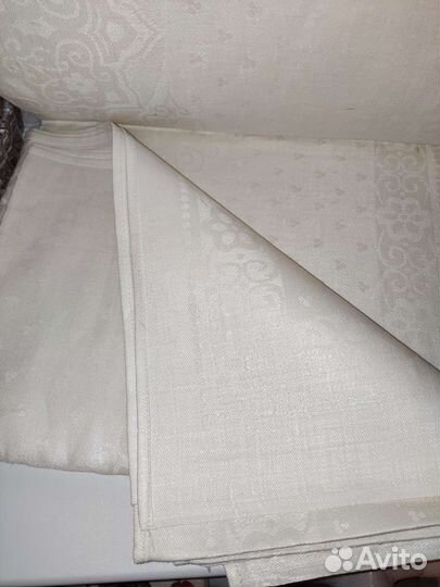 Скатерть льняная СССР новая