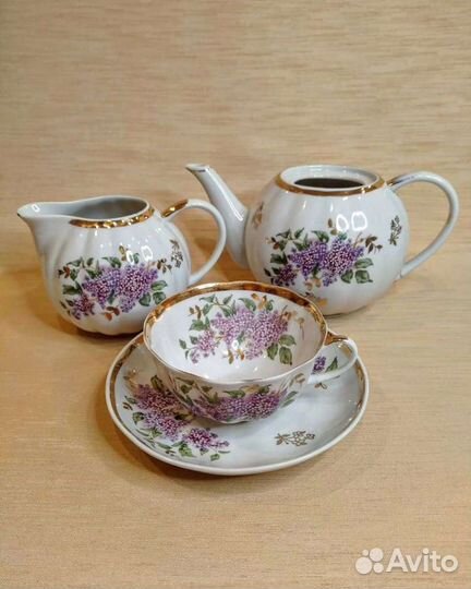 Сервиз чайный Сирень Дулево