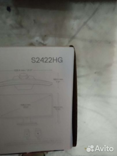 Монитор игровой dell 24 s2422hg новый