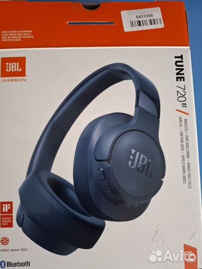 Беспроводные наушники jbl tune 720bt