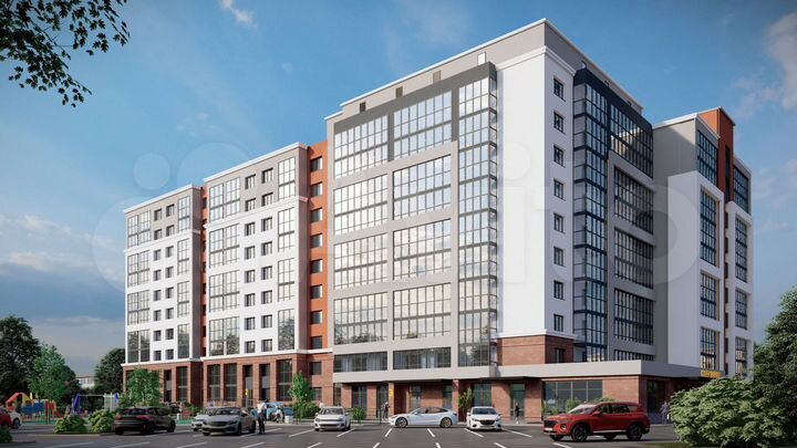 1-к. квартира, 45,3 м², 2/10 эт.