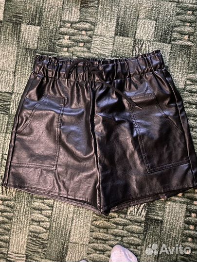 Кожаные шорты 3 xl