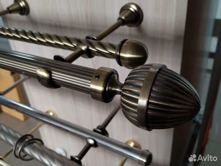 Карнизы для штор металлический