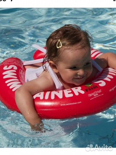 Круг для плавания swimtrainer красный