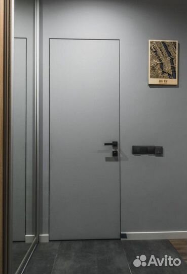 Двери скрытые межкомнатные под отделку