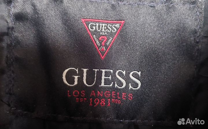 Пальто женское демисезонное на синтепоне Guess