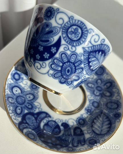 Лфз чашка с блюдцем кофейная ифз