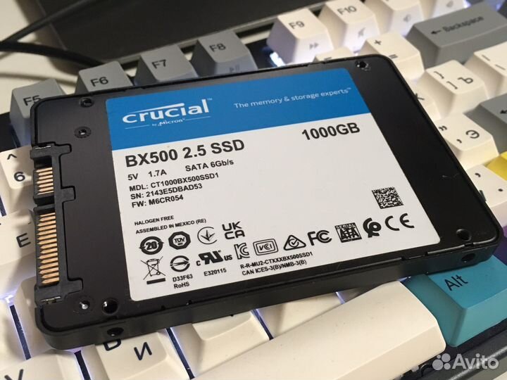 SSD Crucial BX500 2.5 1Tb