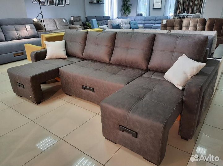 Угловой диван, диван трансформер, К7П-мд