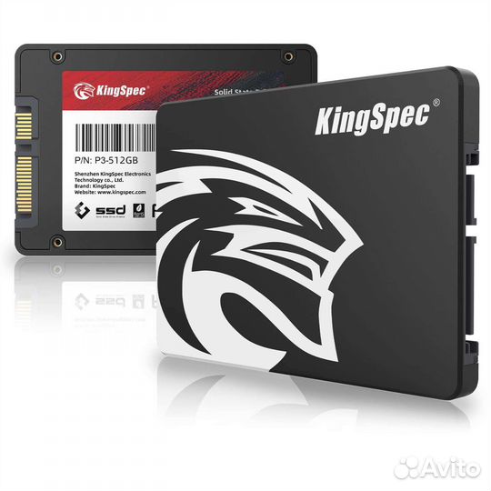 SSD накопитель kingspec P3-512 512гб, 2.5