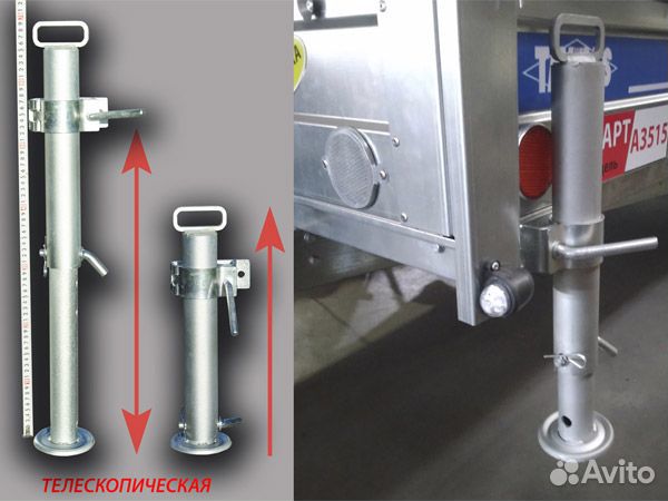 Стойка опорная D42 с хомутом