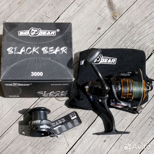 Маховые удилища, спиннинговые катушки, якорный рым