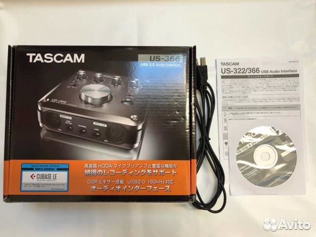Звуковая карта и усилитель Tascam 366
