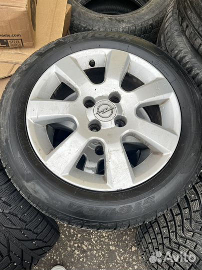 Комплект колес лето на ориг. дисках Opel R15