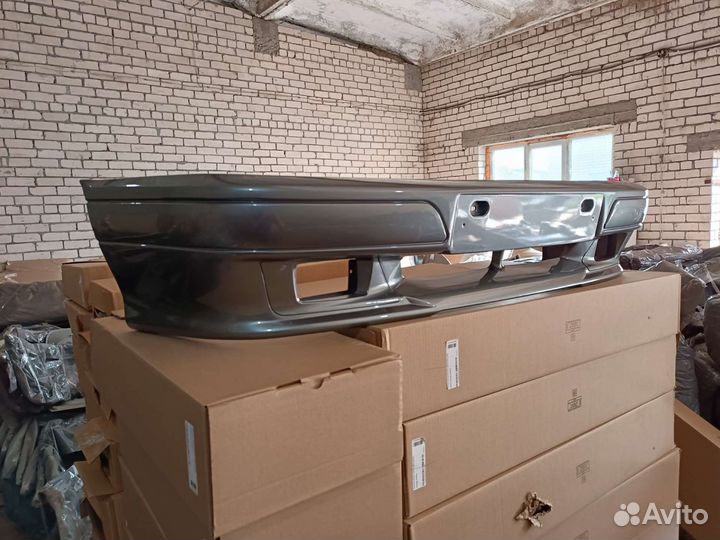 Бампер передний ваз 2114 - 2115 спорт цвет кварц