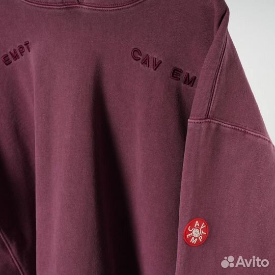 Худи Cav Empt бордовое