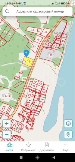 Участок 74,5 сот. (СНТ, ДНП)