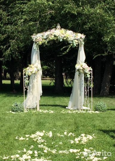 Арка садовая металлическая