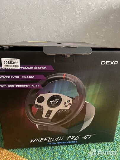 Руль dexp wheelman pro gt черный