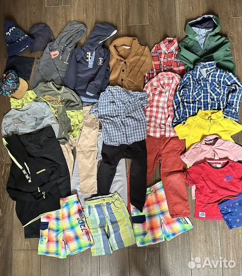 Вещи пакетом на мальчика 98 104