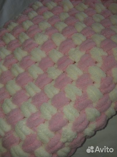 Вязанный плед детский