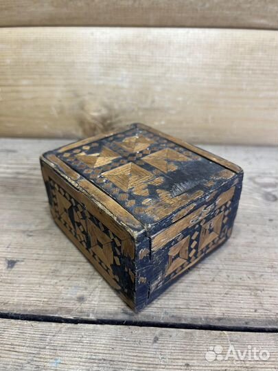 Пуговница Шкатулка Береста 19 век