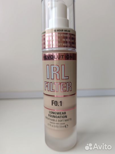 Тональная основа Makeup revolution irl filter