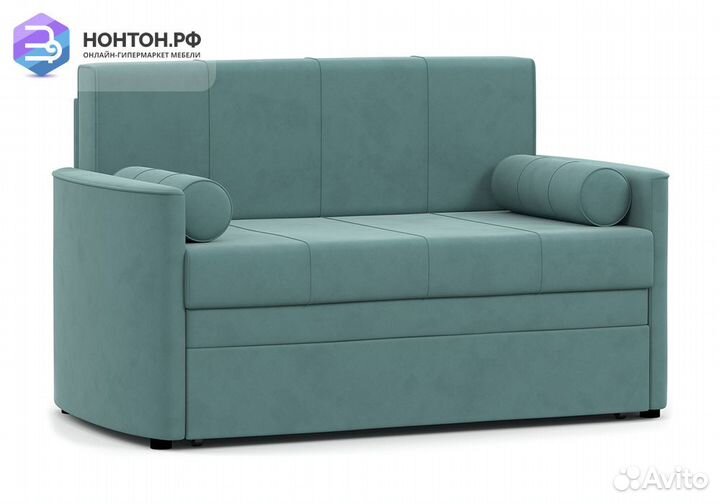 Диван выкатной Мелани бирюзовый