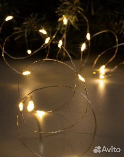 Лента гирлянда светодиодная USB подсветка