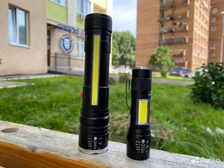 Мощный аккумуляторный фонарь ручной