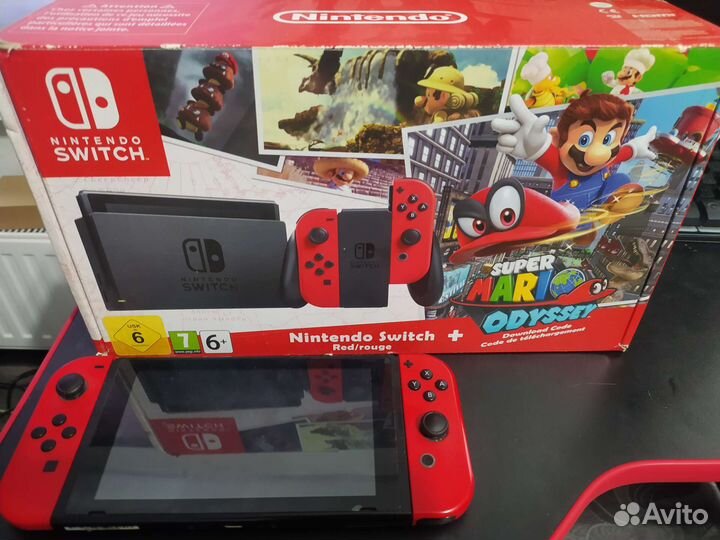 Игровая приставка nintendo switch прошитая
