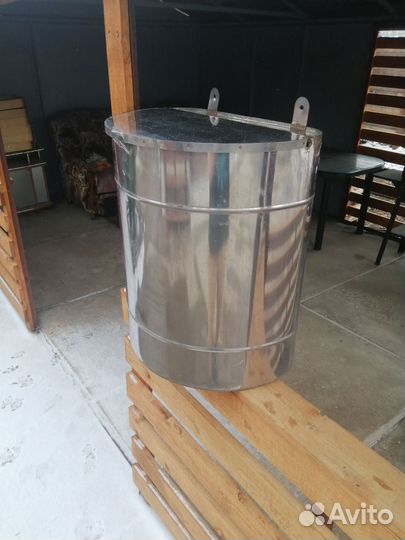 Бак из нержавейки для бани 60 литров