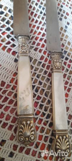 Антикварные приборы с перламутром