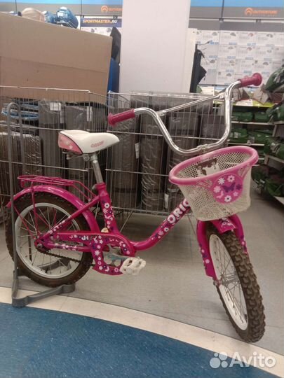 Детский велосипед для девочек 4-6 лет