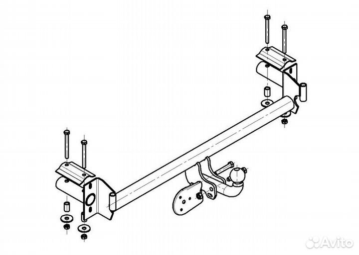 Фаркоп на ваз 21099, 2115