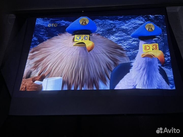 Экран для проектора 130 дюймов светоотражающий