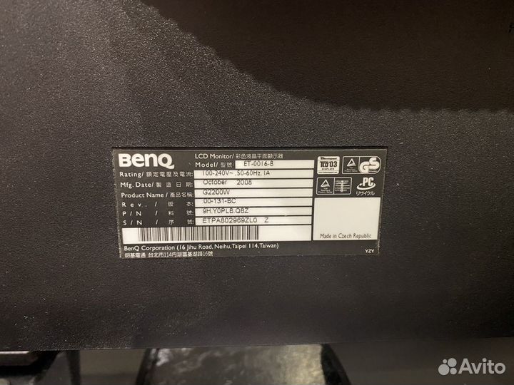 Монитор benq 24