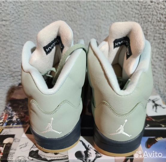 Nike AirJordan 5 jade Оригинал