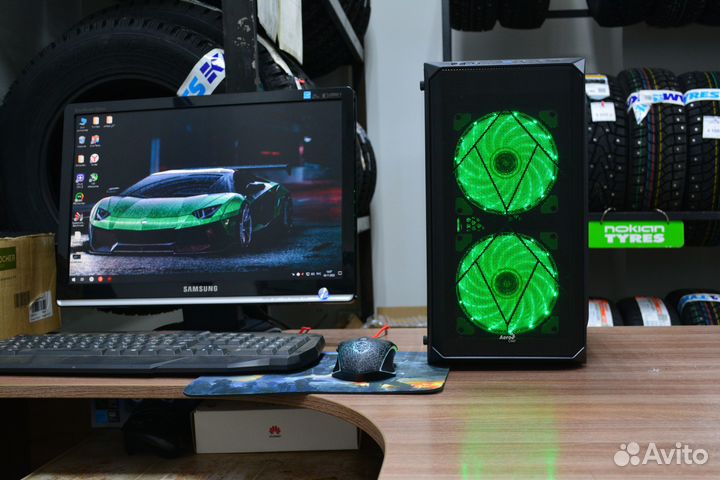 Игровой системник Intel 10 ядер + MSI 470+16 gb