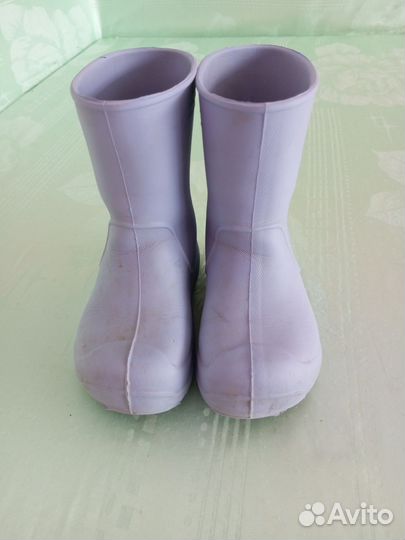 Сапоги резиновые для девочки (27 размер ) б/у