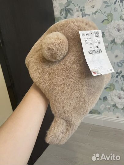 Шапка, шарф. Новые 3-5 лет 52см