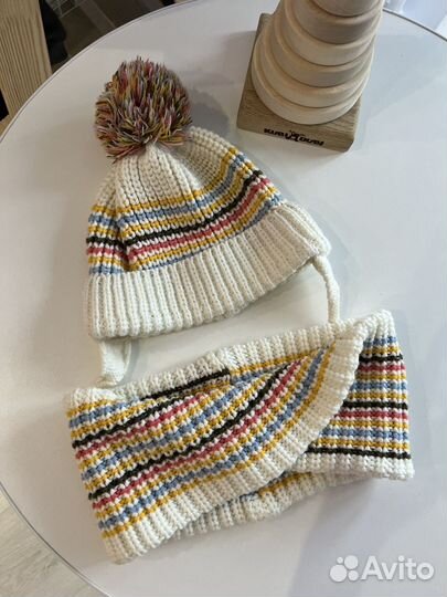 Комплект шапка снуд zara 2-3 года